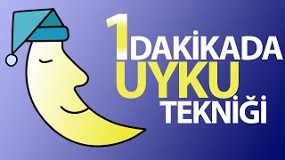 Uyku sorunu olanlar için 1 dakikada uyuma tekniği Açıklamayı okuyun [upl. by Bea]