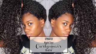 Updated Night Time Routine for Curly Hair [upl. by Wisnicki]