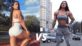 Bakhar Nabieva vs Kiki Vhyce  Workout Motivation hot 🔥  Push Hard ❄️ [upl. by Gylys]