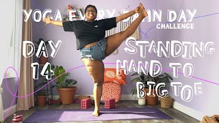 HOW TO STANDING HAND TO BIG TOE  yogaeverydamnday [upl. by Brena]