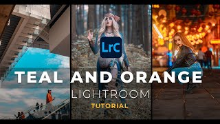 Cómo Crear el Efecto 🎞️ Teal and Orange 📷  Tutorial Lightroom 🔥 [upl. by Hnirt]