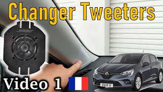 🇲🇫 Améliorer Système Audio Voiture  01  Changer les Tweeters  Renault Clio 5  Tutoriel [upl. by Klatt]