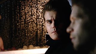 The Vampire Diaries 7x14 Klaus And Stefan Talk About Caroline Crossover Episode [upl. by Teeter]