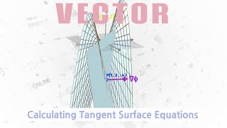 Calculating Tangent Surface Equations Vector Analysis [upl. by Chastain]