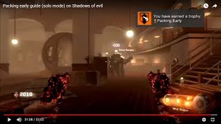 Packing early guide solo mode on Shadows of evil [upl. by Haimorej]