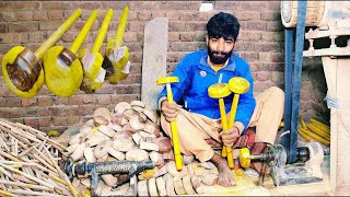 Manufacturing Process of Wooden Hand Masher Pure  Spinach Masher  Mass Production Videos [upl. by Waller]