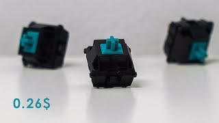 Cheap but STier  JWICK T1 V2 Tactile Switches Overview and Sound Test [upl. by Yleve]