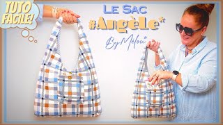 🎀 TUTO DIY FACILE 🎀 Coudre Le Sac Hobo ANGÈLE ByMélou 🥰 [upl. by Bosch]