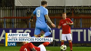 Army v RAF LIVE  Inter Services mens football championships 2024 [upl. by Gemoets]