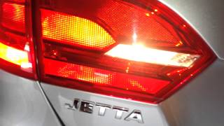 2012 VW Jetta Sedan  Testing Passenger Side Reverse amp Brake Light Bulbs After Replacing [upl. by Sokim]