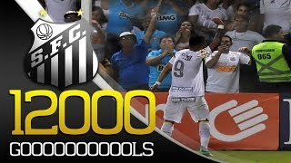 Gabriel marca o gol de número 12 mil do Santos [upl. by Evy863]