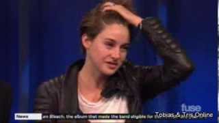 Theo James amp Shailene Woodley on Fuse Top 20 Countdown Part 2 [upl. by Rennerb996]