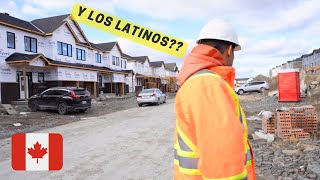 ASI LA CONSTRUCCION EN CANADÁ DESPUES DE PONER VISA PARA MEXICANOS NECESITAMOS MUCHA GENTE [upl. by Konstanze]