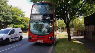 Shabby Journey  TFL Bus Route 412 Sanderstead Clinic  Purley  DW320  Arriva South [upl. by Uzial]