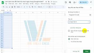 Làm cách nào để chèn bộ chọn ngày trong Google sheet [upl. by Drugge]