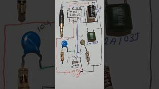 circuit diagram ofMonofonic amplifierelectronic shortsfeed [upl. by Nivej]