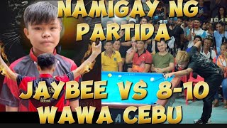 MINGLANILLA CEBU CITY🎱 JAYBEE SUCAL VS WAWA CEBU 07312024 [upl. by Tessa]