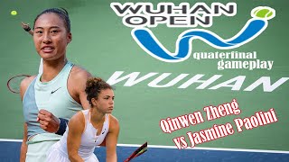 Qinwen Zheng vs Jasmine Paolini 🏆 ⚽ Wuhan Open 10112024 🎮 gameplay AO 2 [upl. by Asial]