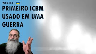 Ucrânia 20241121 RUSSOS usam ICBM pela PRIMEIRA VEZ em uma GUERRA atingindo CIDADE de DNIPRO [upl. by Southard]