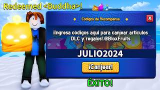 🤑 34 CÓDIGOS DE BLOX FRUITS CODES ROBLOX JULIO 2024 [upl. by Annemarie]