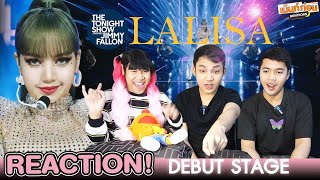 REACTION LALISA STAGE DEBUT PERFORMANCE l The Tonight Show Starring Jimmy Fallon [upl. by Yhcir]