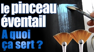 A quoi sert le pinceau éventail   fan brush [upl. by Shipley]