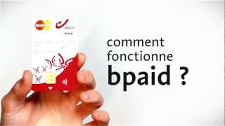 bpaid  carte de paiement prépayée de bpost  sécurité [upl. by Luca]