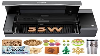 xTool P2 55W CO2 Laser Engraver Versatile and Smart Desktop 55W CO2 Review [upl. by Uzial]