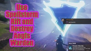 Use Spellstorm Rift and Destroy Aegis Warden  Spellstorm Slaying  Spellbreak Story Quest Season 3 [upl. by Aay51]