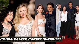 Cobra Kai Cast Stuns at Final Season Premiere See All the Glamorous Red Carpet Looks [upl. by Ag]