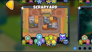 BTD6 Scrapyard Deflation Strategy NO MONKEY KNOWLEDGE [upl. by Schaaff]