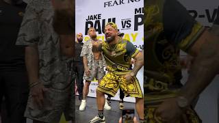 😤 JAKE PAUL VS MIKE PERRY INTENSE FIRST FACE OFF [upl. by Darom]