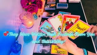 ❤️They Have Hidden Their Feelings From You And This Is Why Soulmate Twin Flame Love Tarot Reading [upl. by Gail]