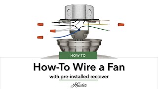 How to Wire a Ceiling Fan [upl. by Tallou]