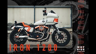 รีวิวฉบับเต็ม iron 1200 club style by WHYRIDE CUSTOM [upl. by Makell651]