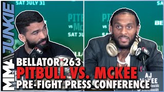 Bellator 263 Patricio Pitbull vs AJ McKee prefight press conference [upl. by Sharia827]