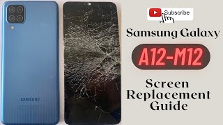 Samsung Galaxy A12 LCD Screen Replacement  M12 [upl. by Khalil]