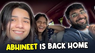 Abhineet Is Back From US 😍🥰 [upl. by Alekram]