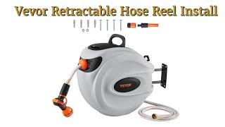 Unboxing and Installation of the Vevor Retractable Hose Reel [upl. by Mccallion]