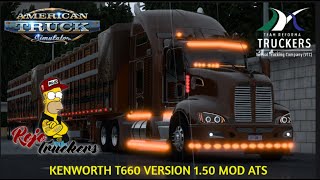 KENWORTH T660 MOD VERSION 151152 Y MULTIVERSION EL ROJO TRUCKERS MEXICO [upl. by Lidstone]