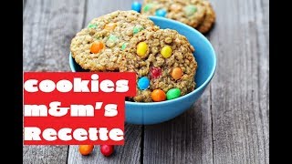 Recette  Cookies aux MampM’S  FACILE ET RAPIDE  MampMs® Cookies Recipe [upl. by Oirrad]