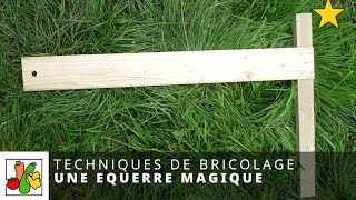 Une équerre magique pour fabriquer vos carrés de potager [upl. by Aninay]