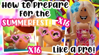 HOW TO PREPARE FOR SUMMERFEST  MINI PIG GIVEAWAY🍉🐷💕🌈💛adoptmeroblox preppyadoptme preppyroblox [upl. by Hyacinthe241]