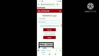 Qrcode scanning for konami id login [upl. by Buiron]