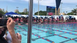 Caeleb Dressel 1904 SCY 50 Freestyle Prelims ISCA 2021 [upl. by Lowell179]