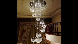 How to Install a Foyer Chandelier  Installation Tips from Sofary [upl. by Yelyk357]