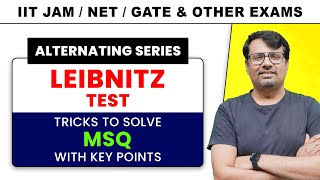 Leibnitz Test  Alternating Series  MSQs Series by Gp sir [upl. by Willie]