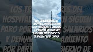 Los trabajadores del hospital garrahan siguen paro por mejores salarios y denuncian vaciamiento [upl. by Larsen]