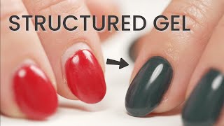 Gel Nails  How To Do a Structured Gel Manicure [upl. by Weisbart]