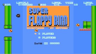 Super Flappy Bird Nightmare • Gameplay  Super Mario Bros ROM Hack [upl. by Atteval158]